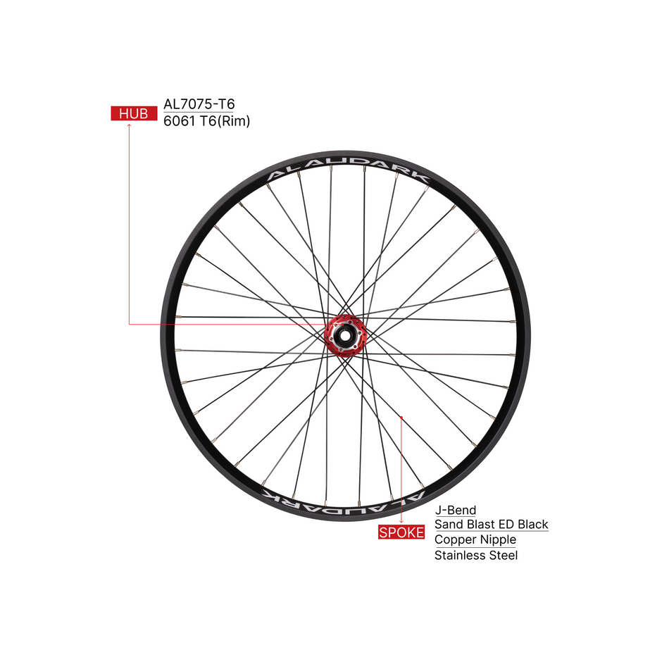 Alaudark e1.1 Dirt Jump Bike Wheel D30 26" - Discontinued Clearance Sales